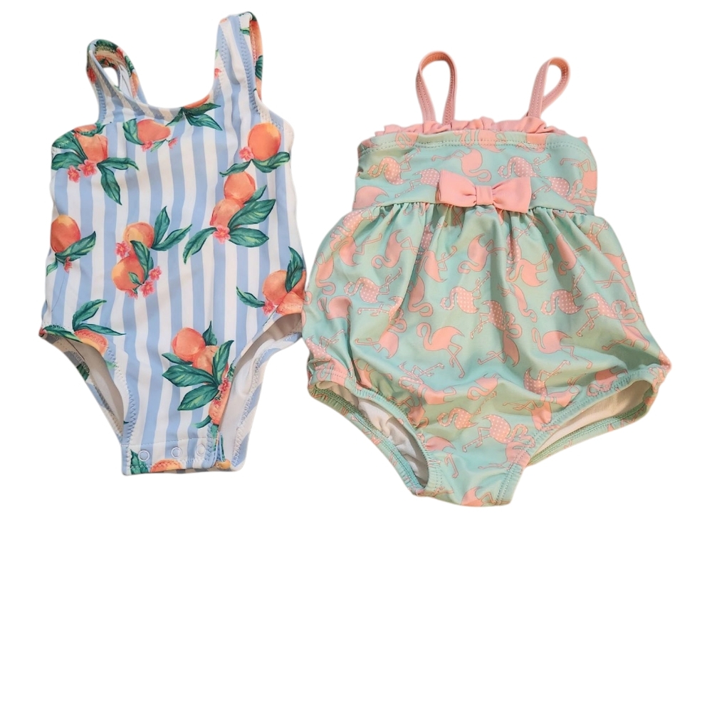 Adorable 3-6 Month Baby Swimsuits Bundle